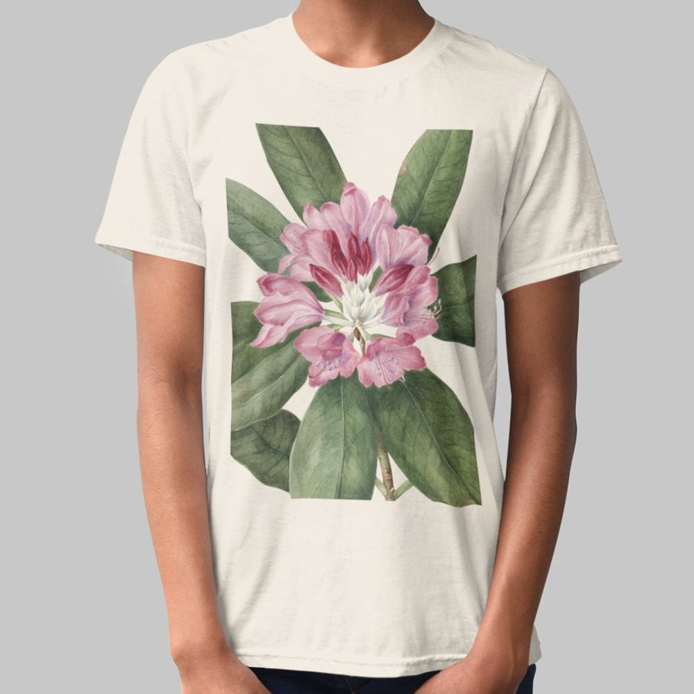 Mountain Rose Bay Vintage Floral Print Short Sleeve Graphic Tee T-shirt S M L XL